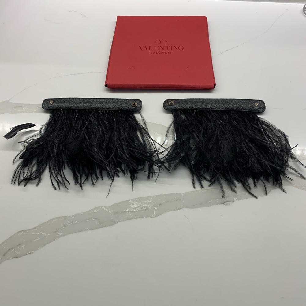 Valentino feather add ons new